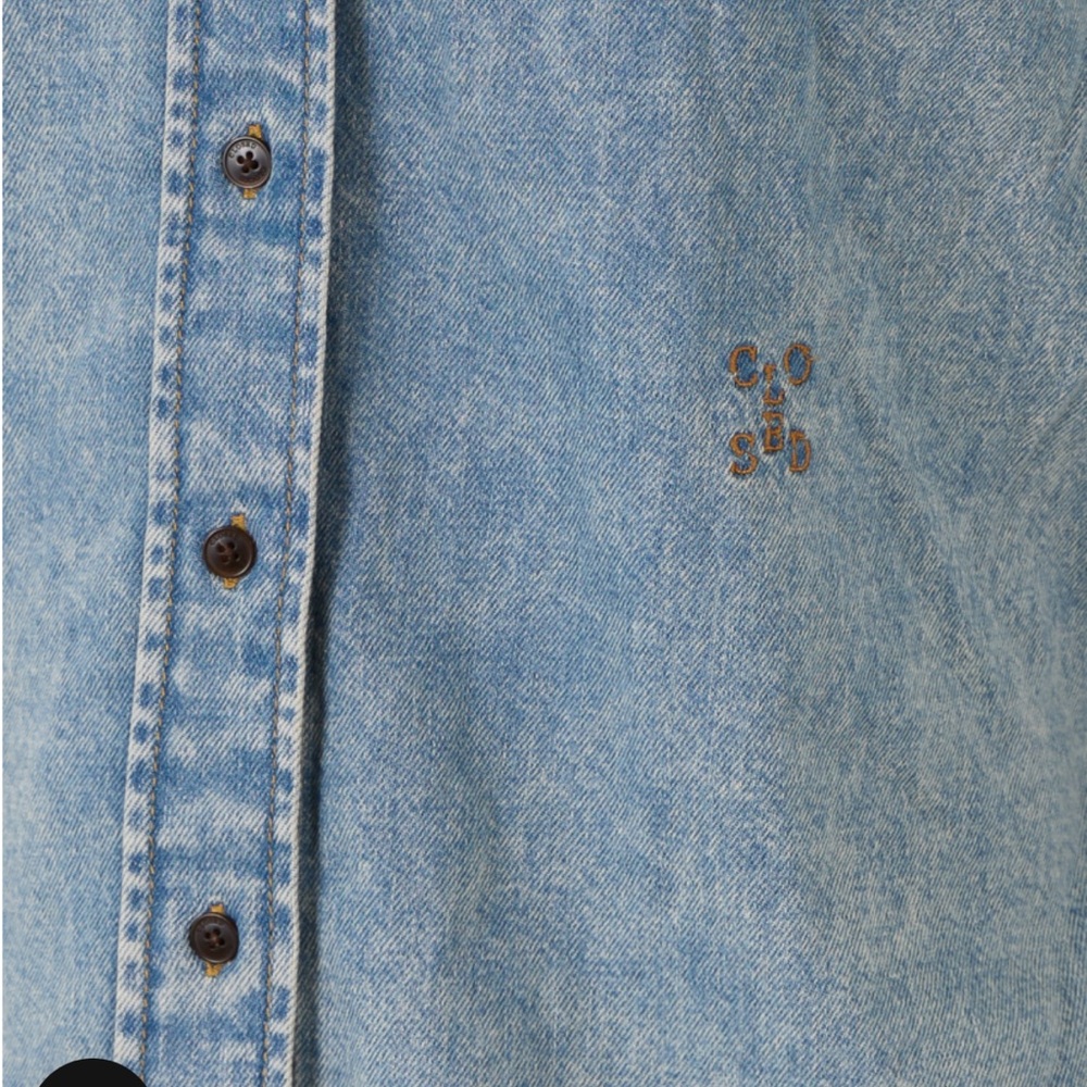 Closed Denim Shirt Mid Blue Women’s XS - Picture 3 of 4